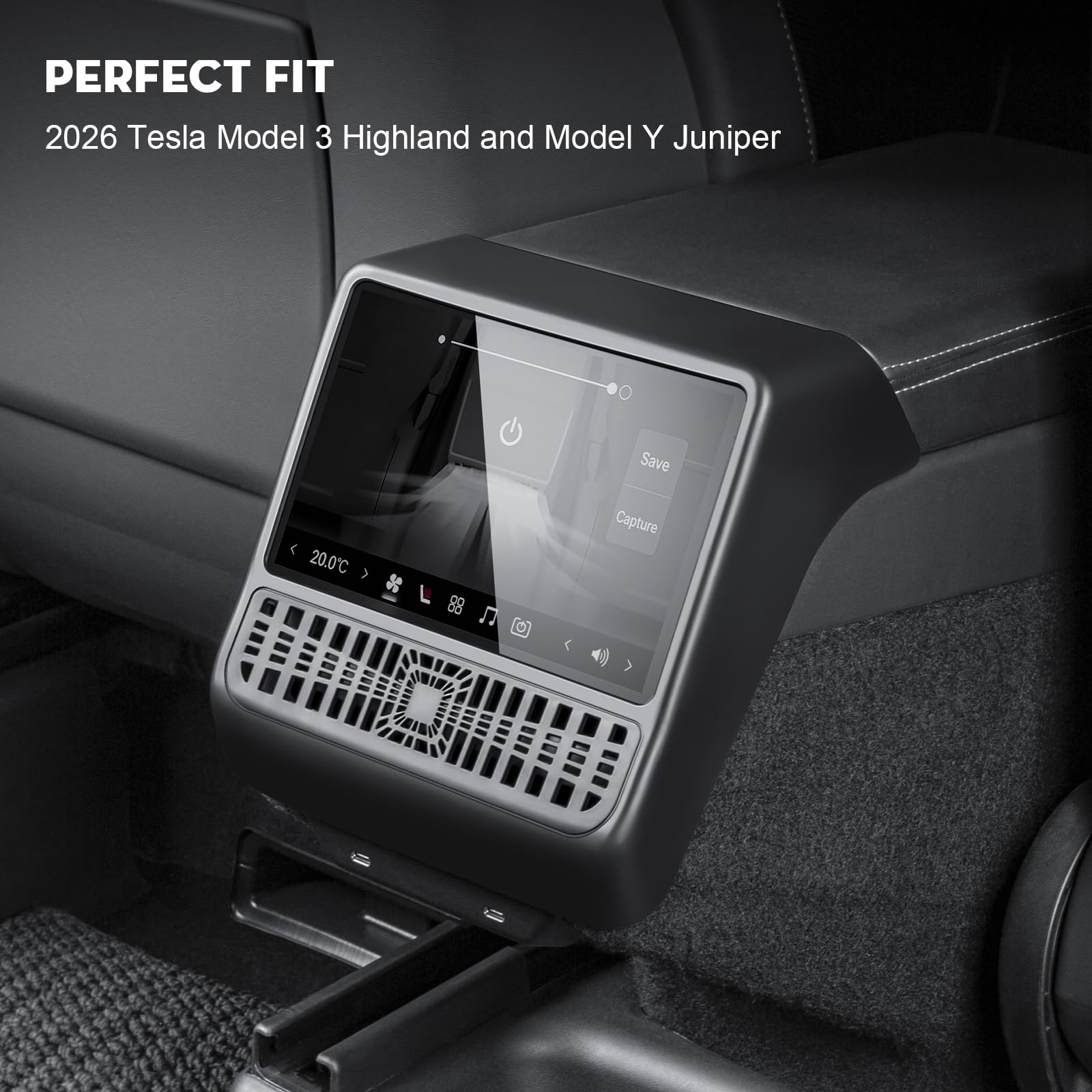 KUNIST tempered glass screen protector 9H protects the rear screen