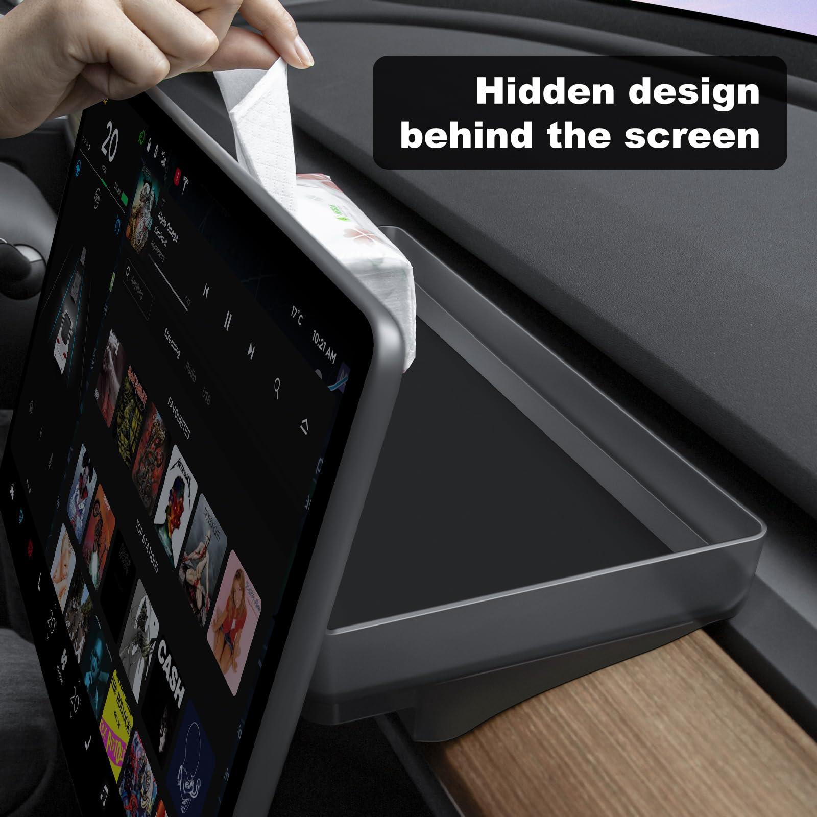 KUNIST ABS-material tray delivers durable, easy-to-clean storage for daily use