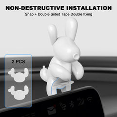 KUNIST Model Y center screen ornament for a seamless look
