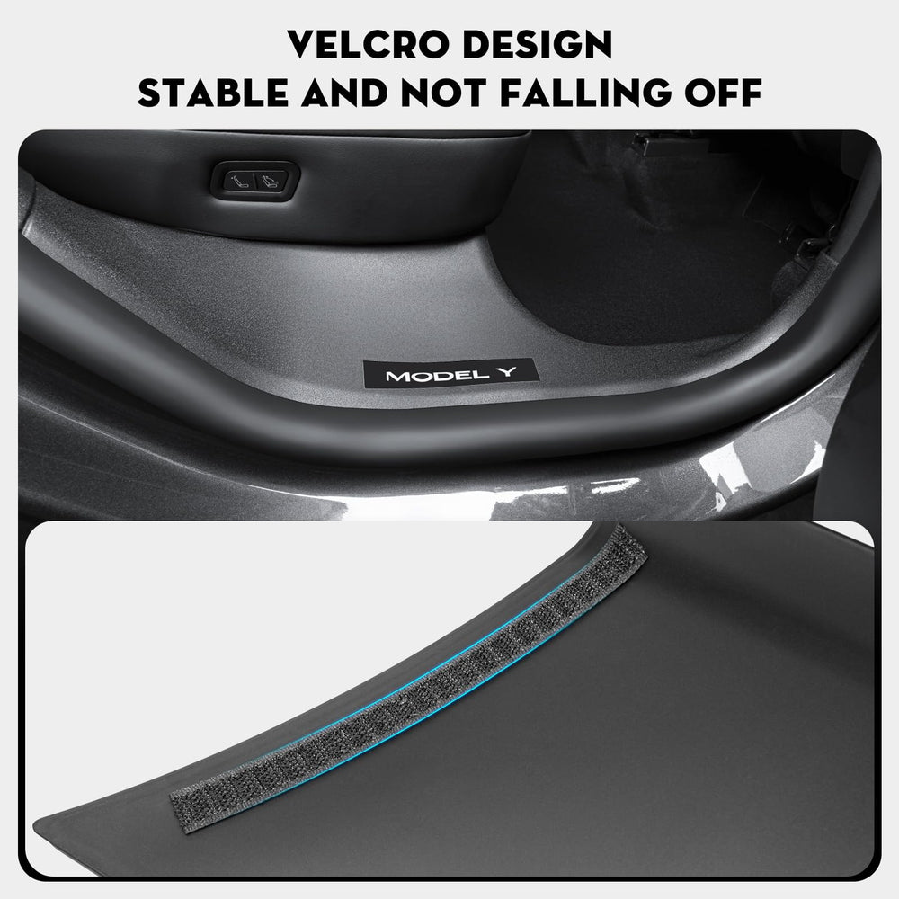KUNIST door sill guard for Tesla Model Y Juniper protects left A-pillar entry