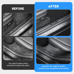 KUNIST door sill guard for Tesla Model Y Juniper shields rear right threshold from mud