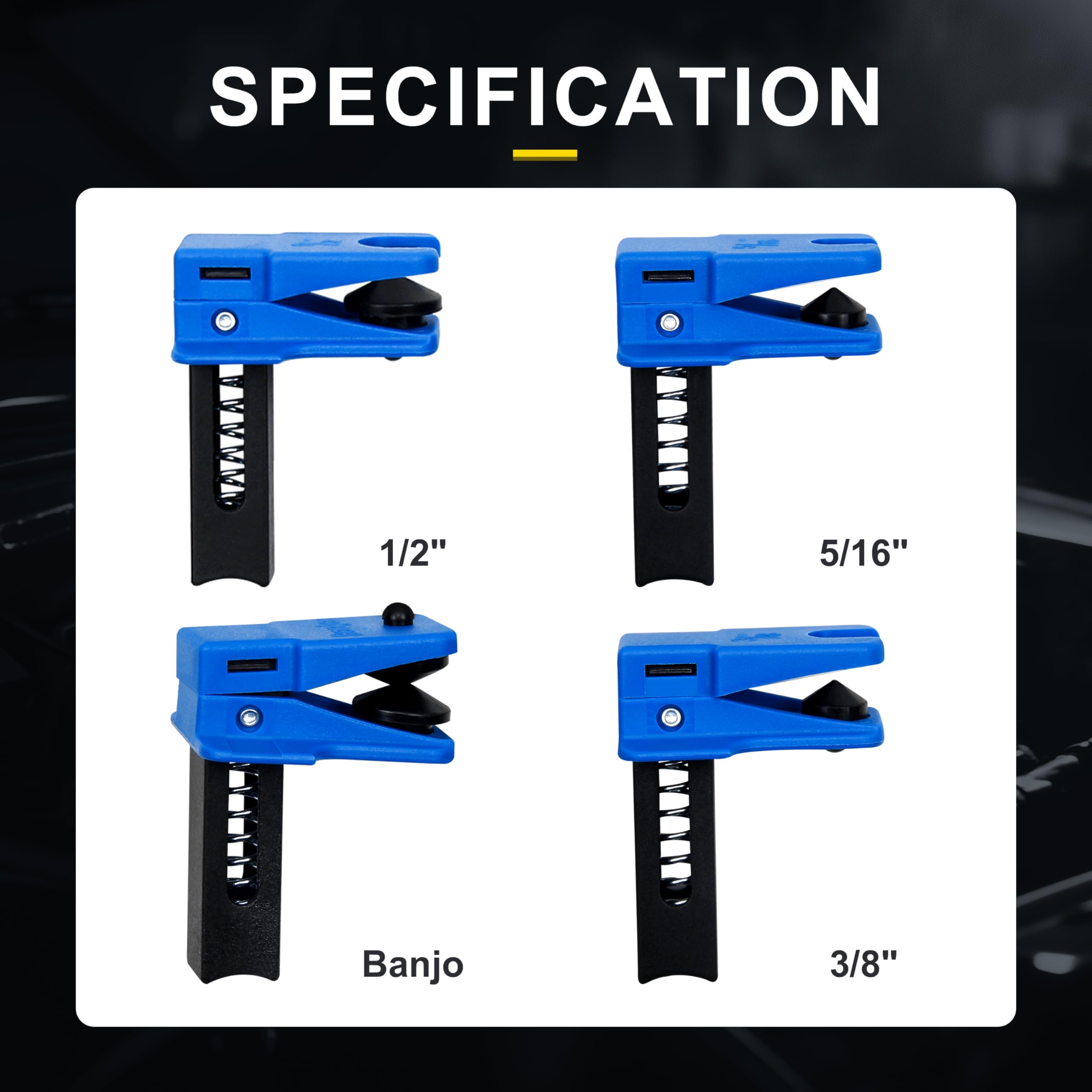 Kuntech auto steel line stopper provides clean disconnection and spill reduction