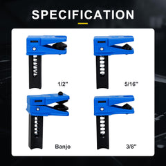 Kuntech auto steel line stopper provides clean disconnection and spill reduction