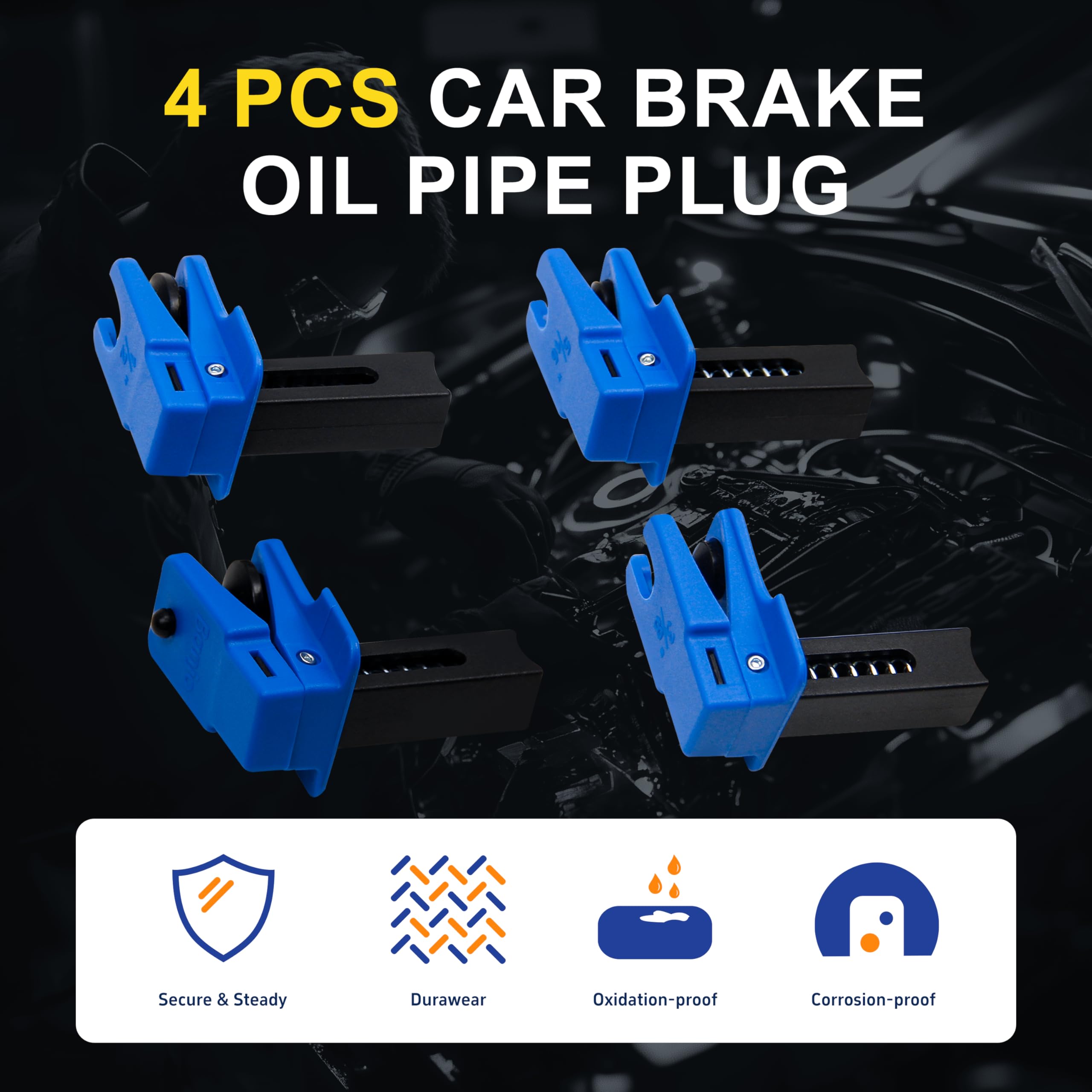 Kuntech brake line plug tool enables fast, tool-free installation