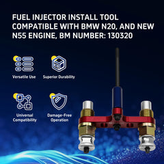 Kuntech fuel injector puller, designed for N20/N55 engines, smooth operation.