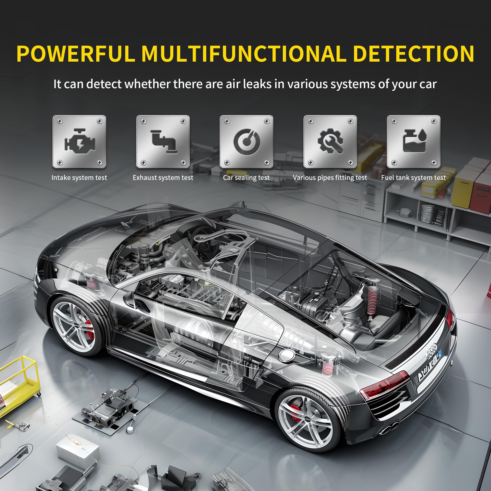 Kuntech safety feature guards against overheating for safer inspections.