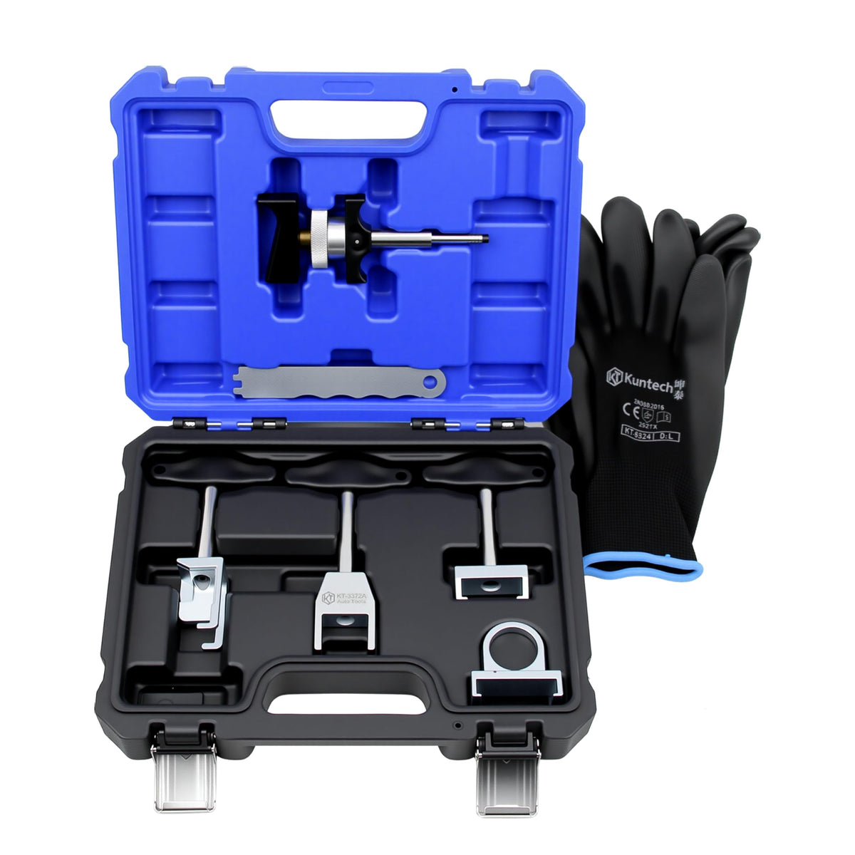Kuntech spark plug coil puller kit in a 4-piece set for safe removal.