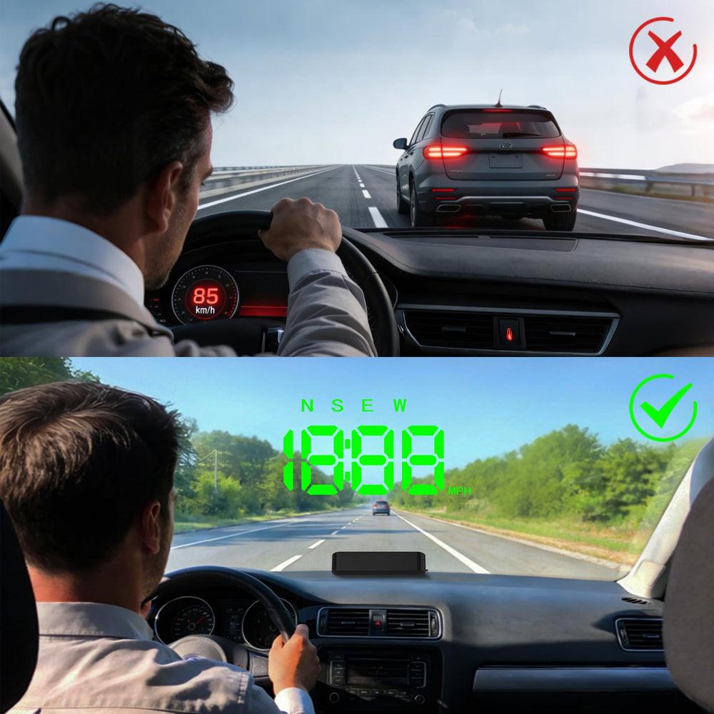 KUOWEIHUD brightness control adapts to day and night driving