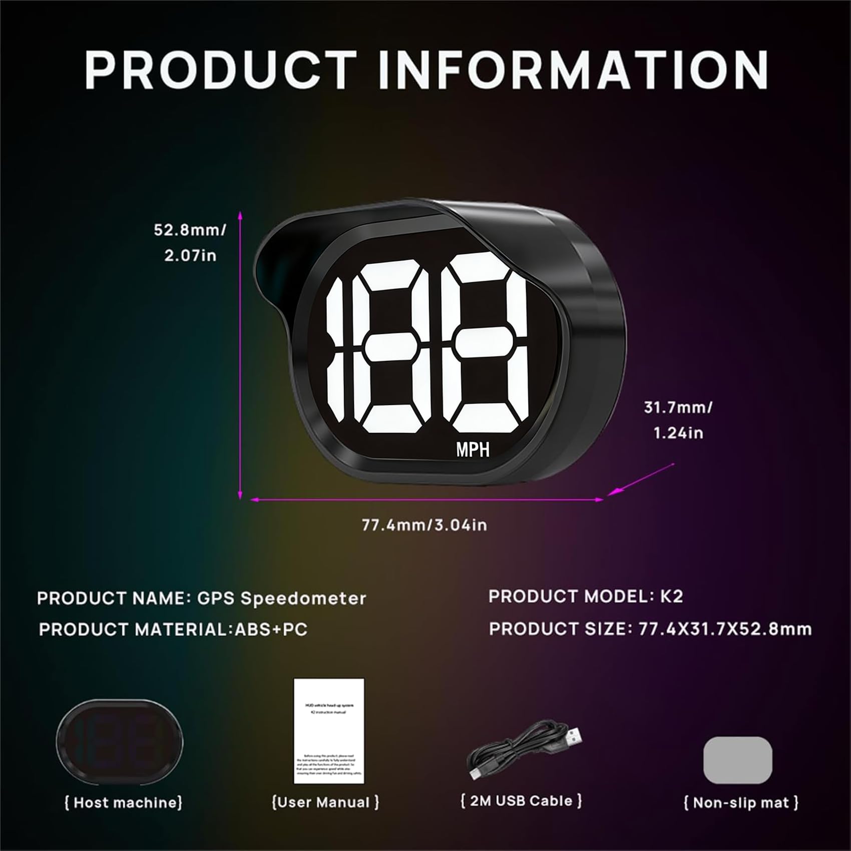 KUOWEIHUD GPS speedometer performs across urban and rural areas