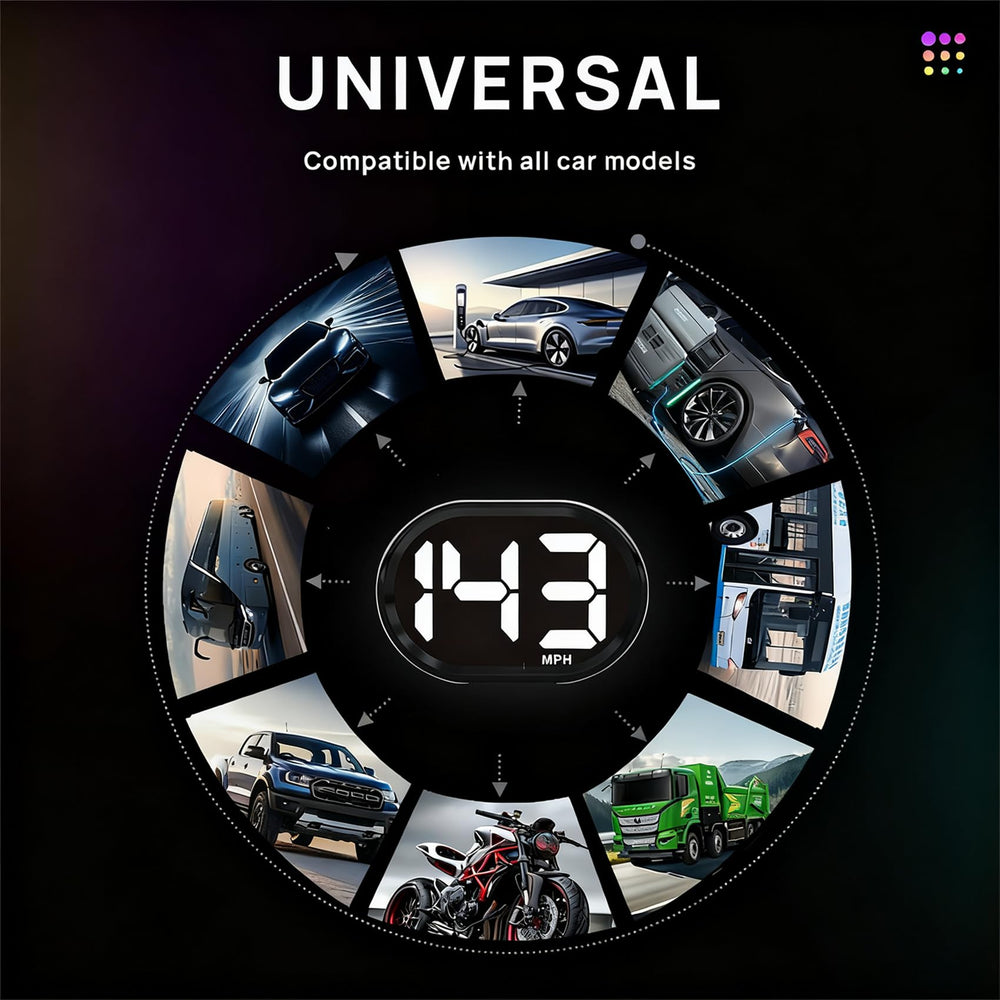 KUOWEIHUD speedometer USB installation for quick setup in any USB-equipped car