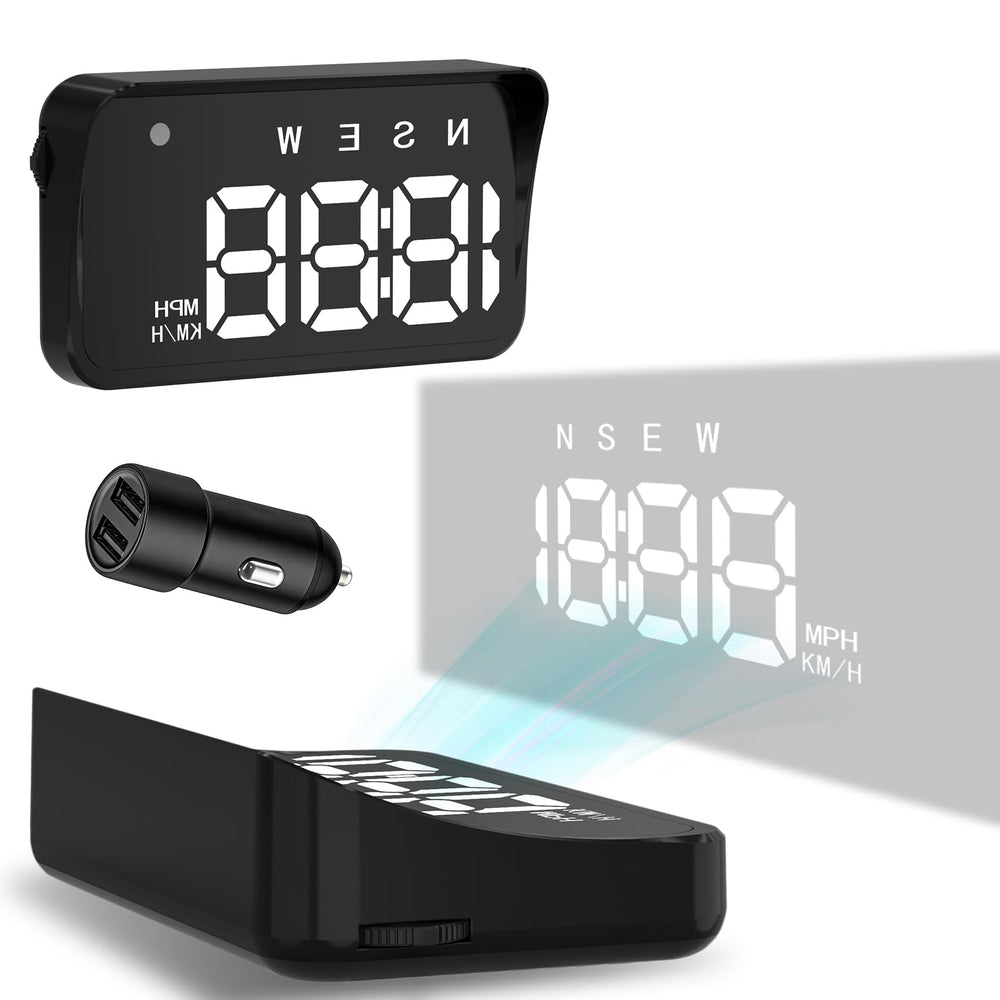 KUOWEIHUD heads-up display for cars showing speed for quick reading