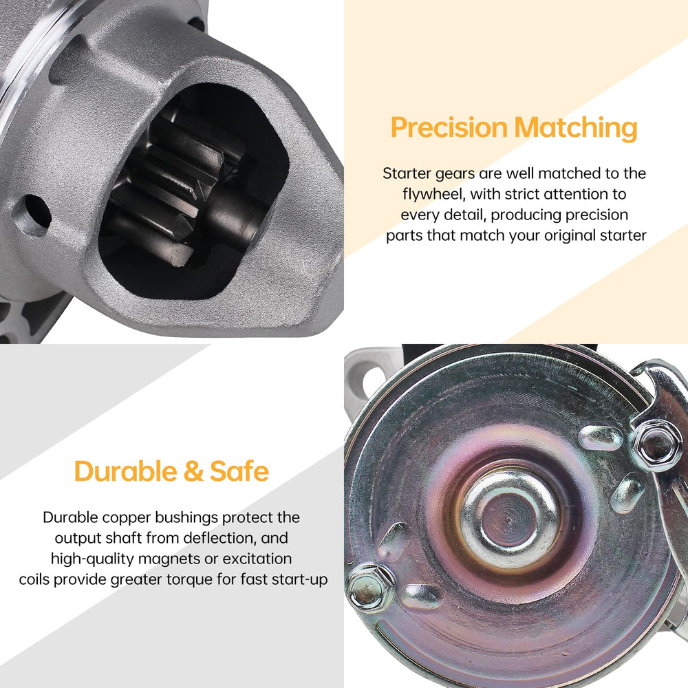 KUSATEC 17844 starter motor pinion closeup demonstrates precise gear engagement