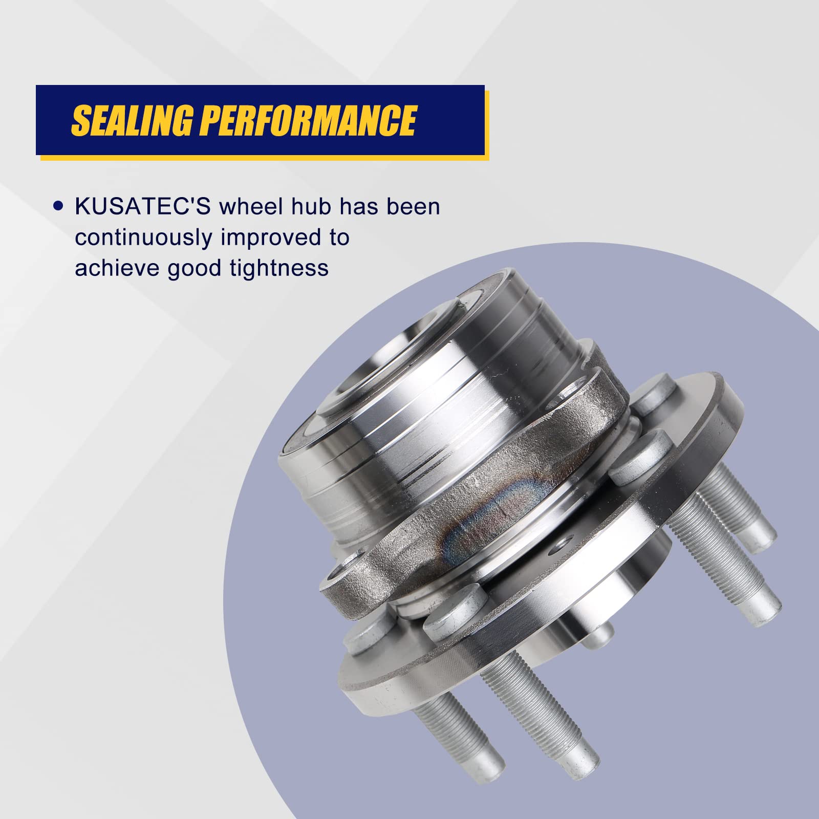 KUSATEC 512460 4-bolt flange close-up for precise mounting