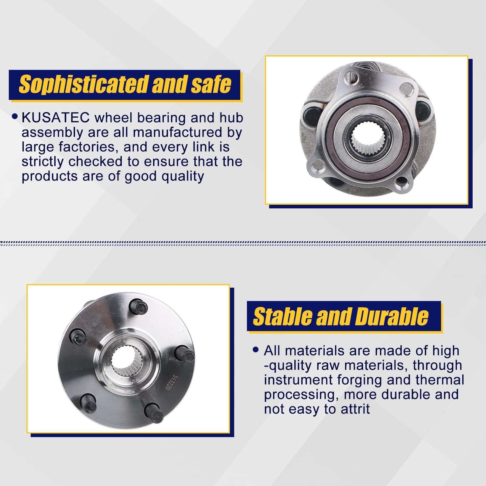 KUSATEC 513220 4-flange-bolts hole area illustrates secure mounting.