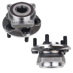 KUSATEC 513220 front wheel bearing hub close-up showing tight tolerances for smooth rotation.