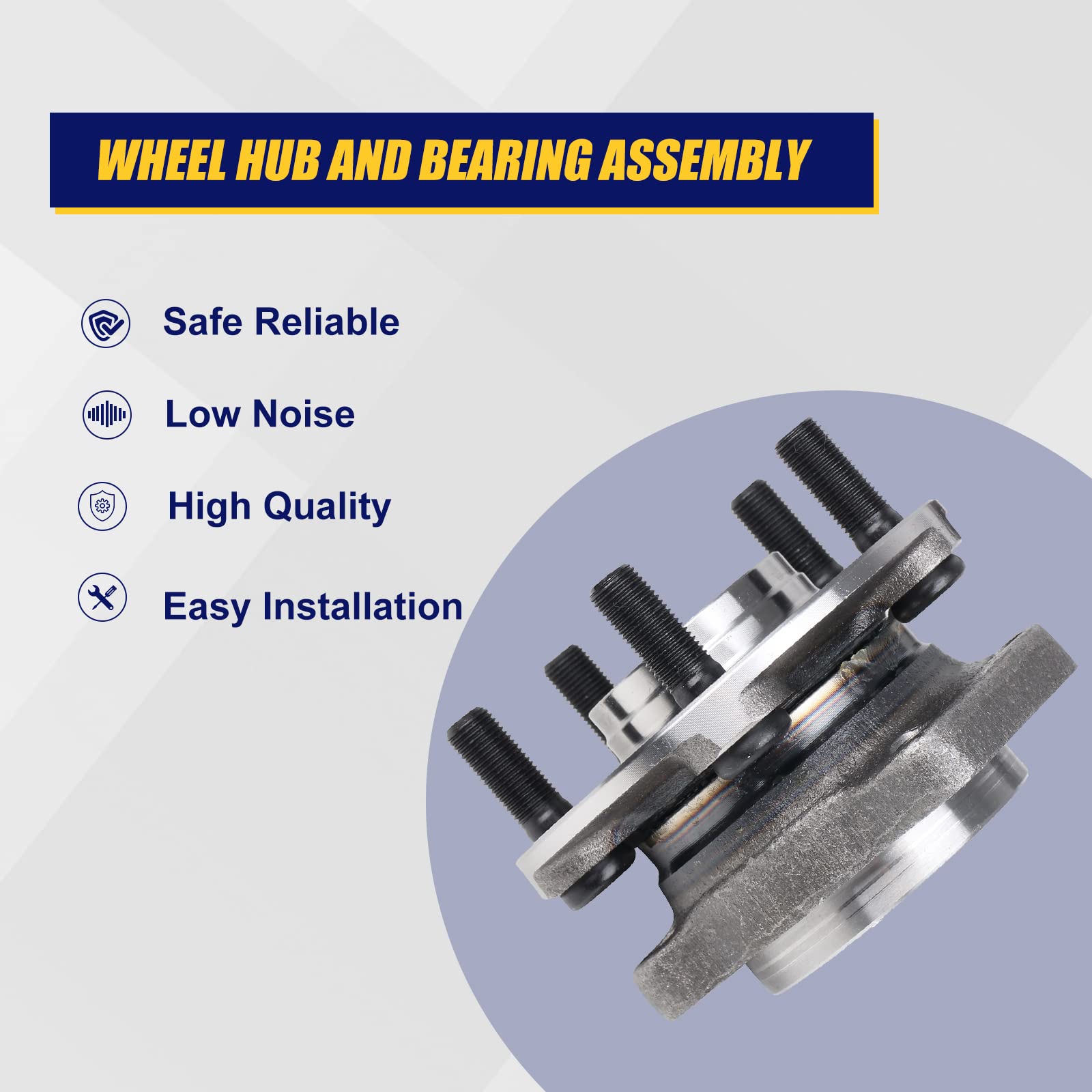 KUSATEC 513220 precision-machined hub ensures stable front-end performance.