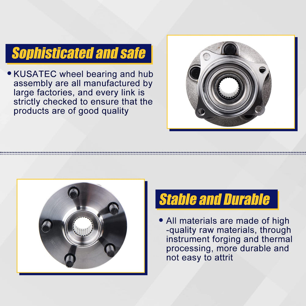 KUSATEC 513265 pre-greased hub supports quick replacement and smooth operation