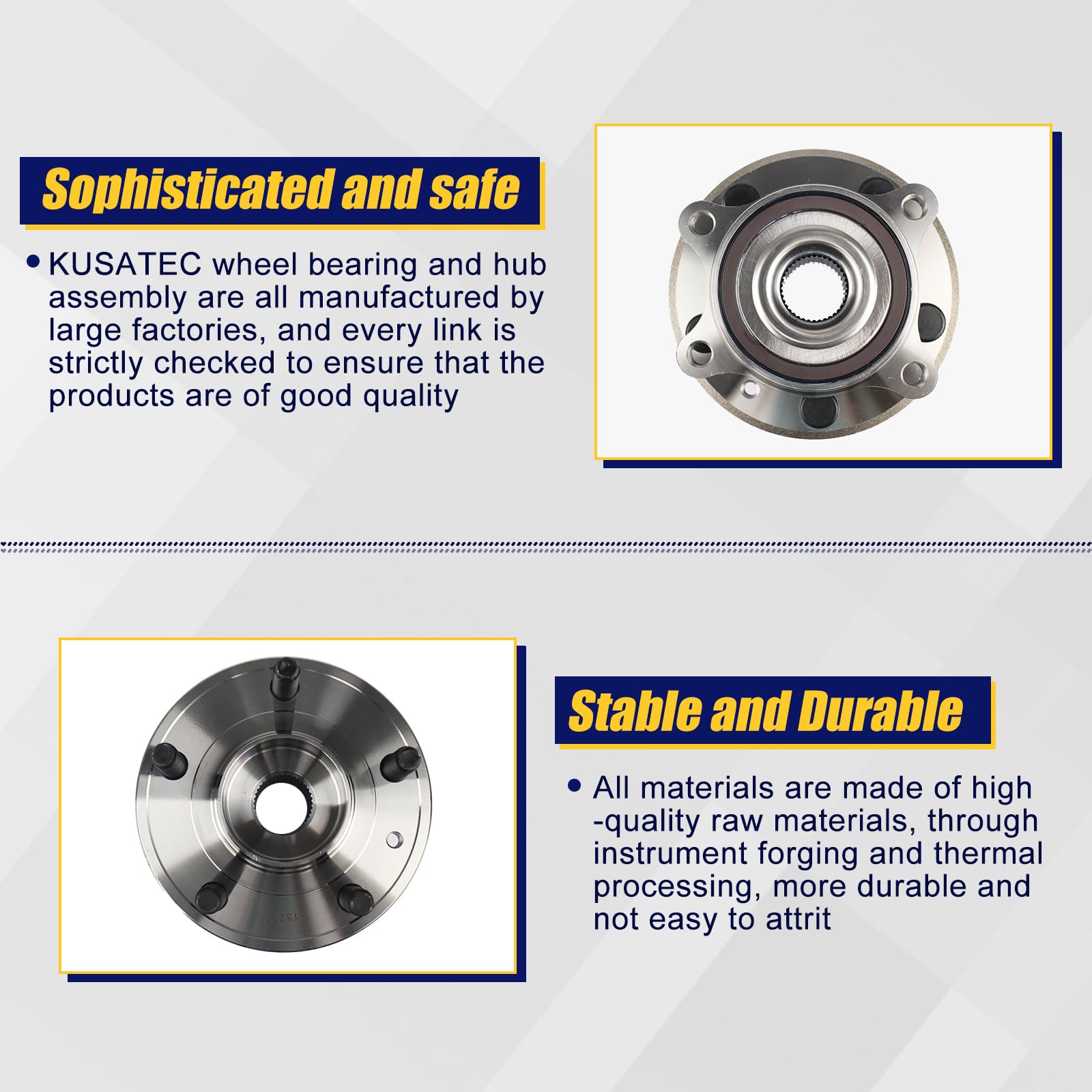KUSATEC 513275 flange bolts with rust-resistant finish for durable mounting.