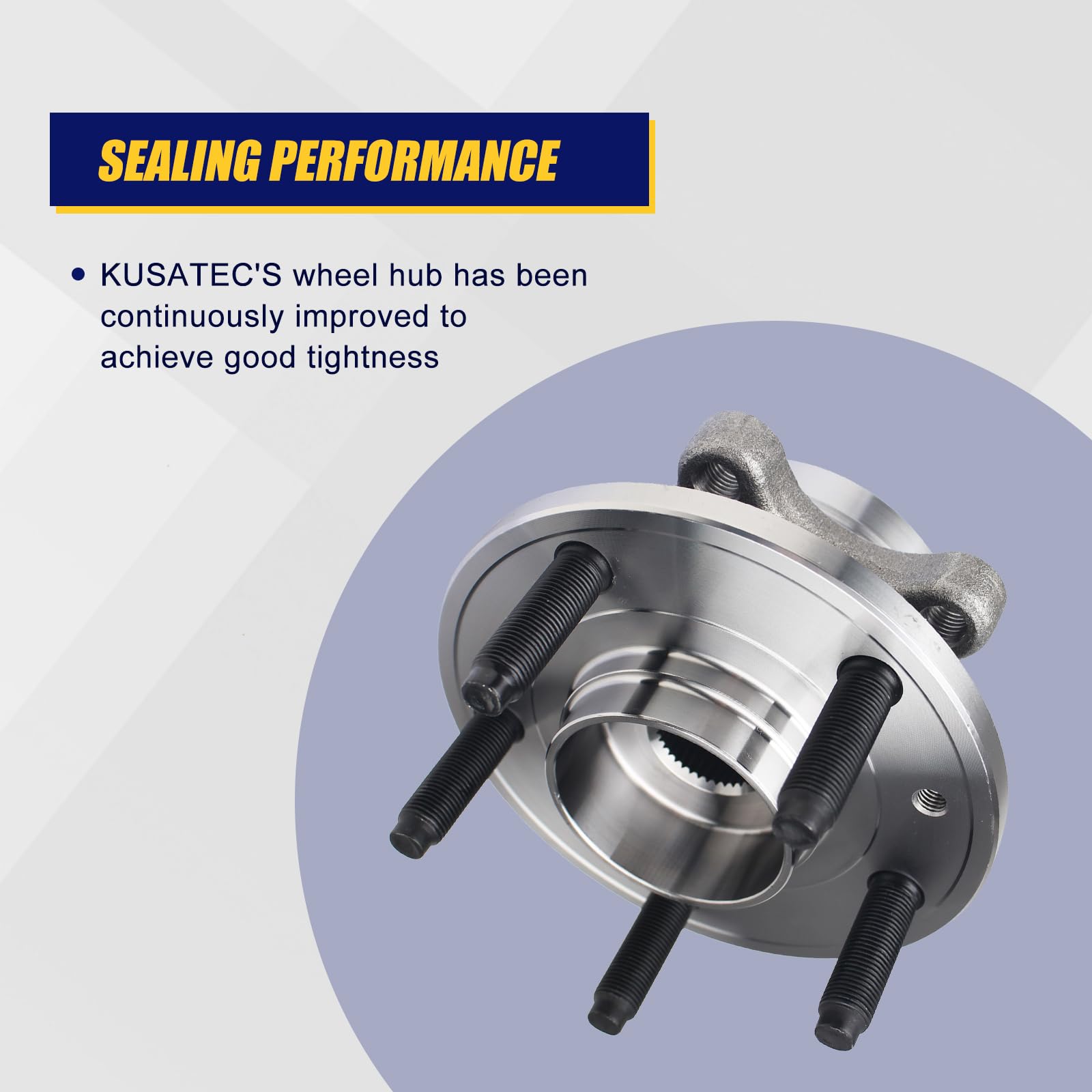 KUSATEC 513275 protective coating helps prevent rust and wear on the hub.