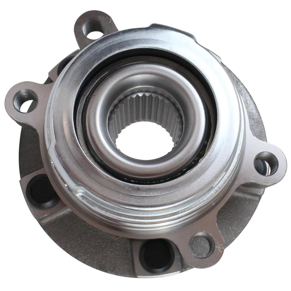 KUSATEC 513296 wheel hub with 4-bolt flange for secure mounting