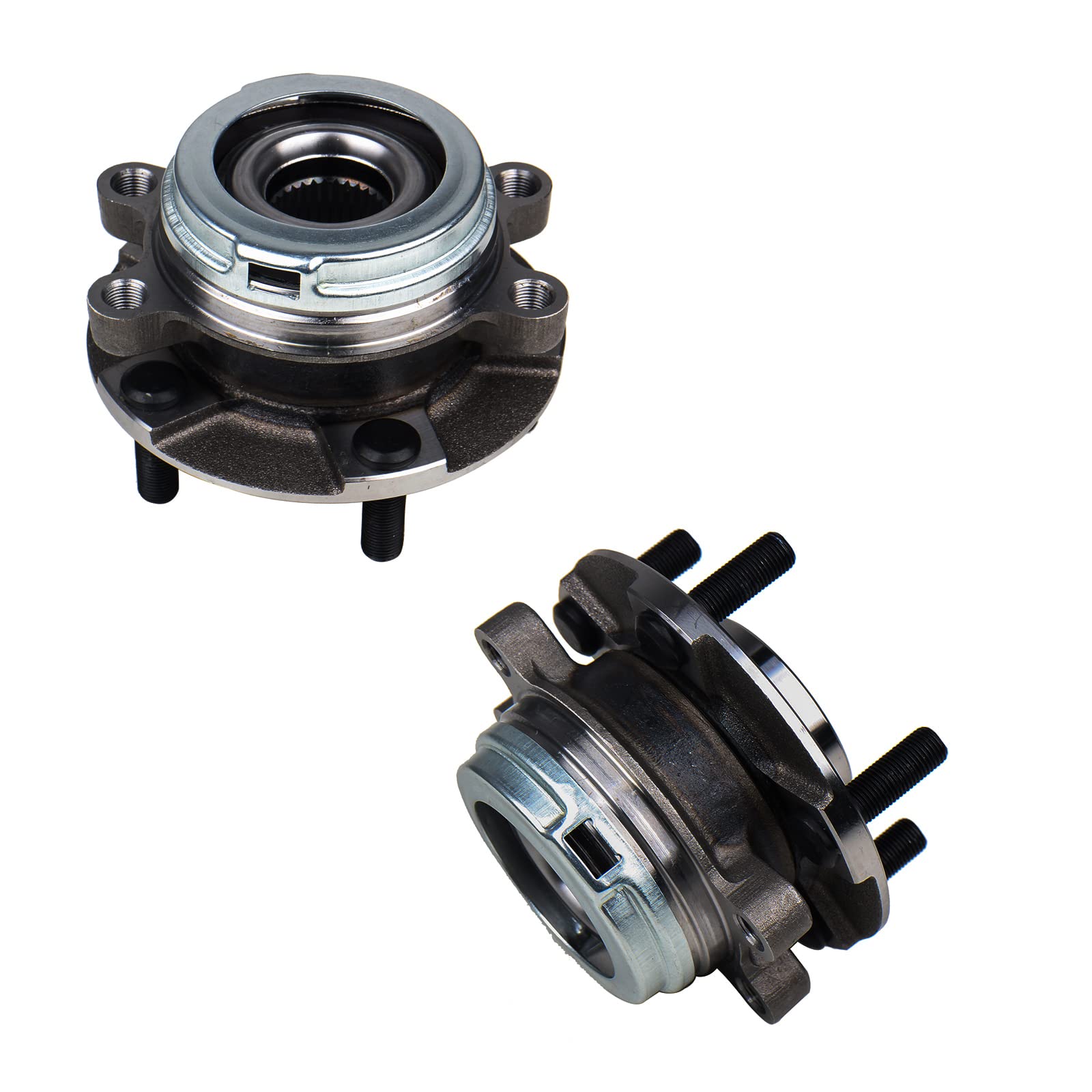 KUSATEC 513296 front wheel hub assembly ensures smooth rotation.