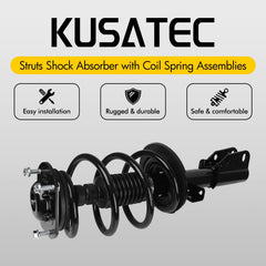 KUSATEC front strut assembly for Chevrolet Traverse, improved control on rough roads.