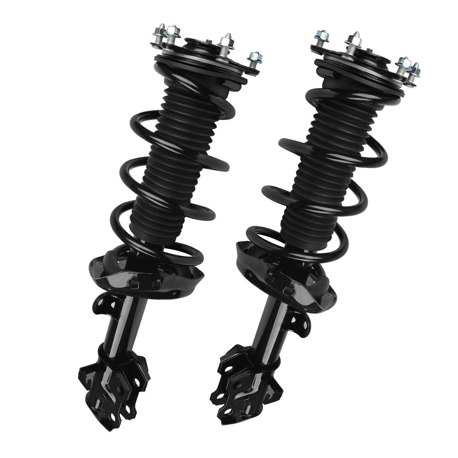 KUSATEC front strut assembly for CR-V 2007-2014 with coil spring, engineered for reliability