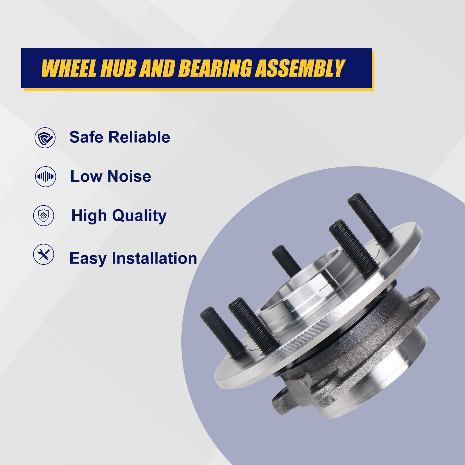 KUSATEC 513286 side view highlighting robust hub body for durability