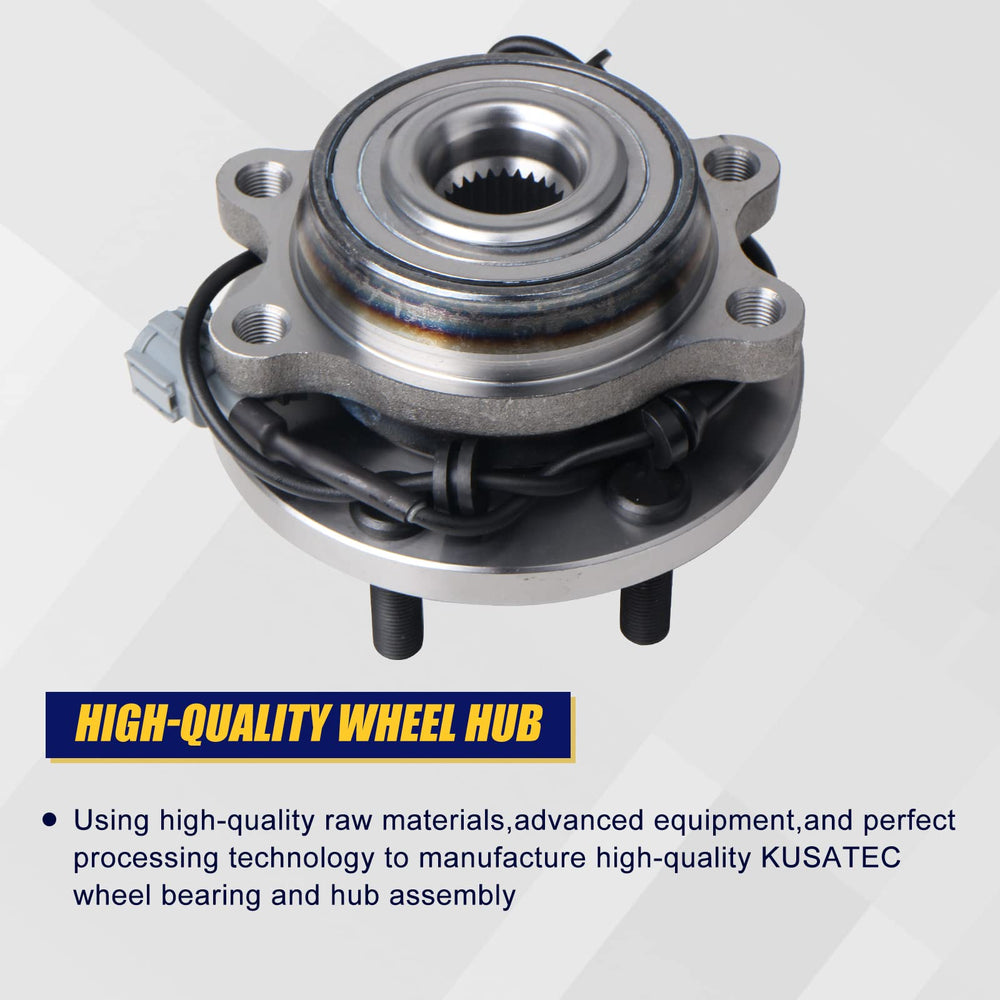 KUSATEC 515065 hub assembly for Pathfinder front hub supports stable steering