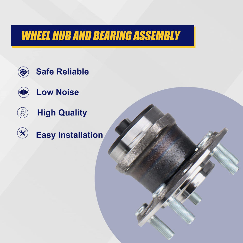 KUSATEC rear hub with 4-bolt flange focuses on precise mounting and stability.