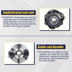KUSATEC Xterra front hub assembly for reliable front-end performance