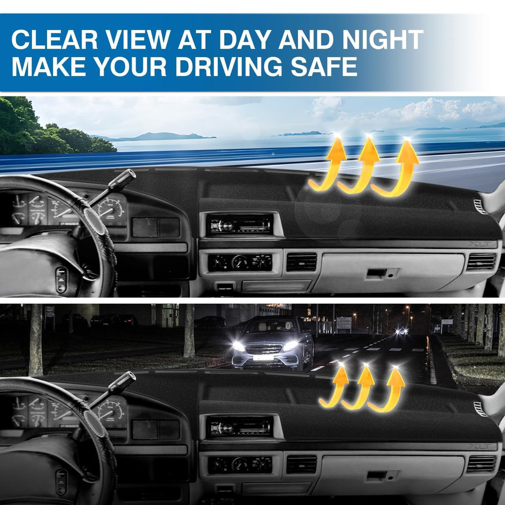 KUST dash cover is easy to install using included tape