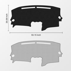 KUST dash cover with UV shield for Nissan Altima helps preserve interior color.