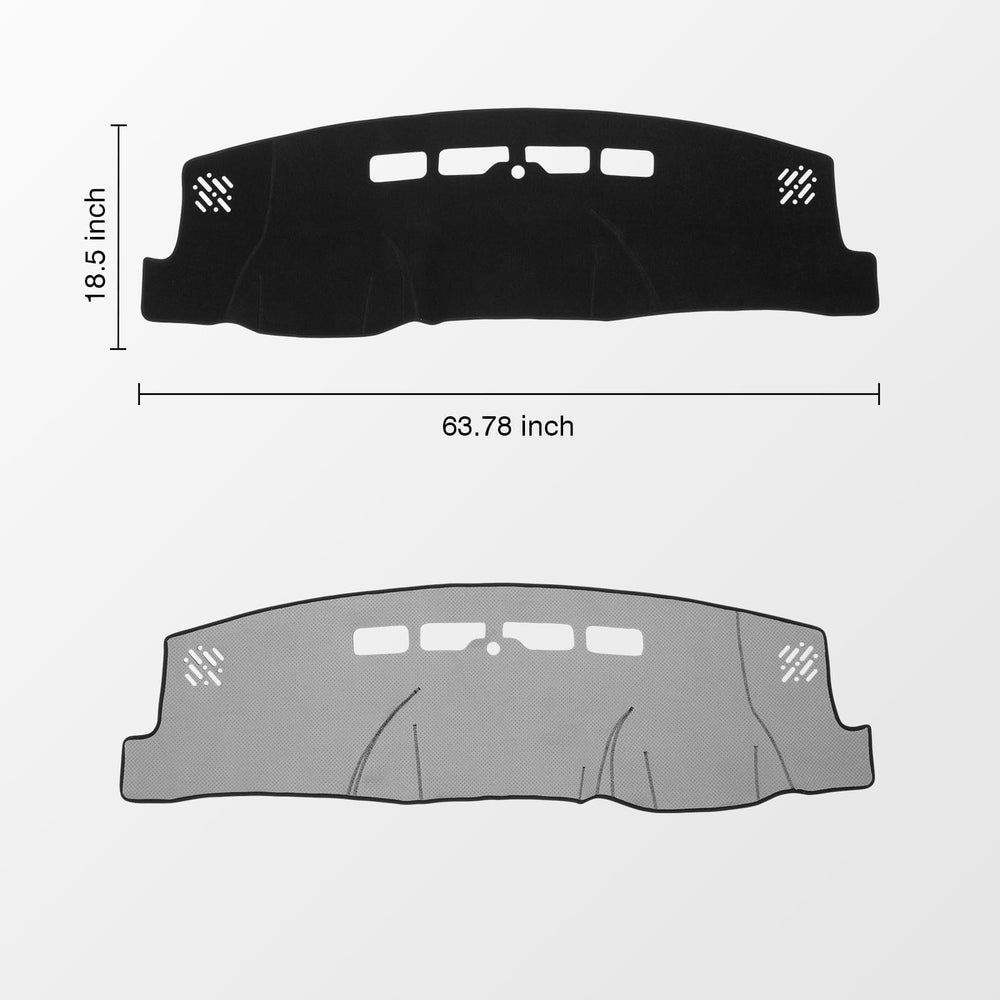 KUST dash cover anti-slip bottom prevents movement during driving.