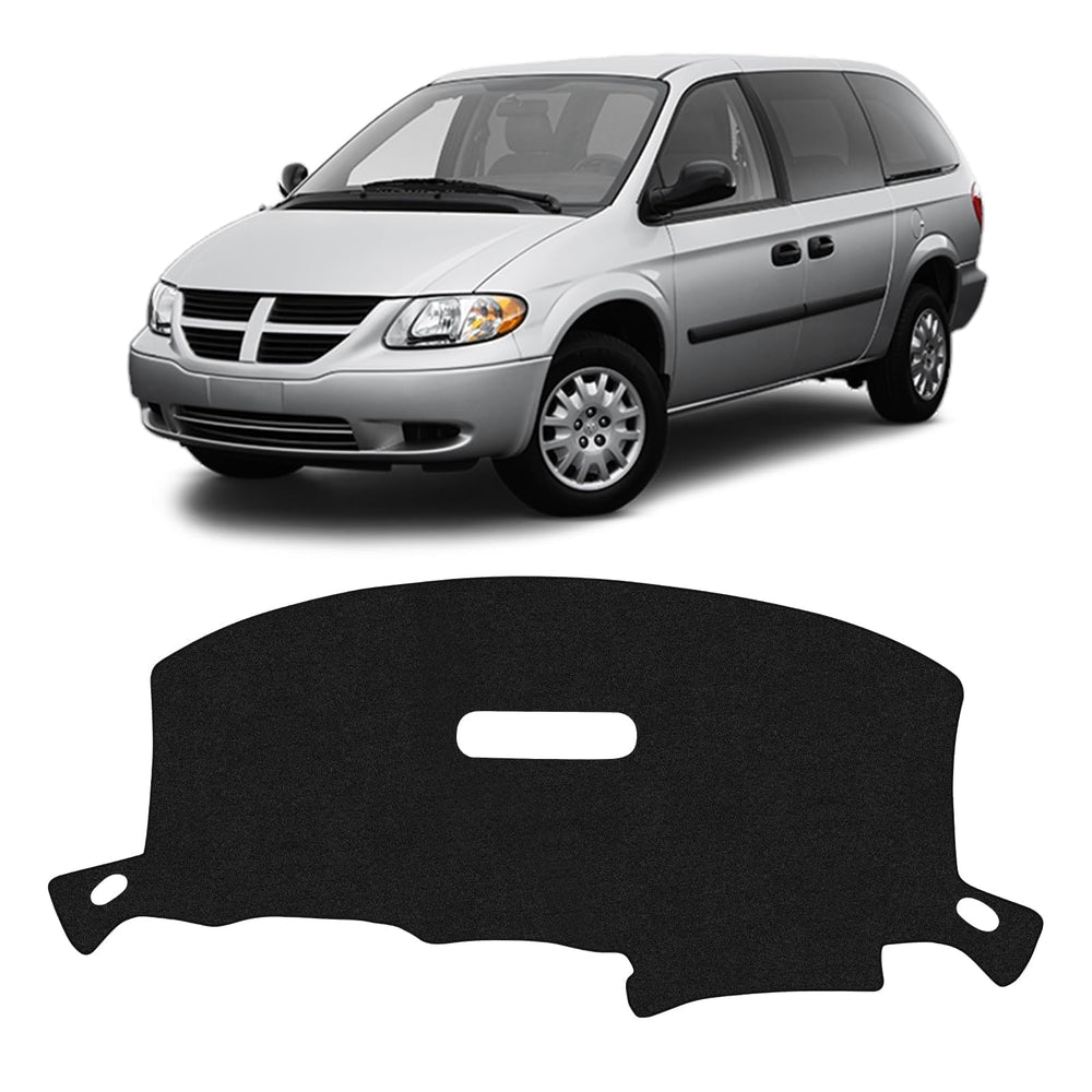 KUST dash cover for Dodge Caravan 2001-2007; non-slip protection for a tidy dashboard.