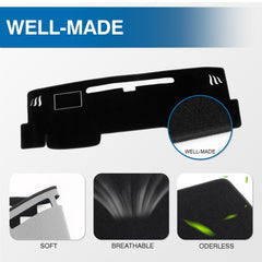 KUST dash cover is lightweight and folds for easy storage.