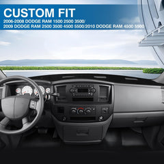 KUST dash cover Ram 1500-3500 with premium polyester for comfort