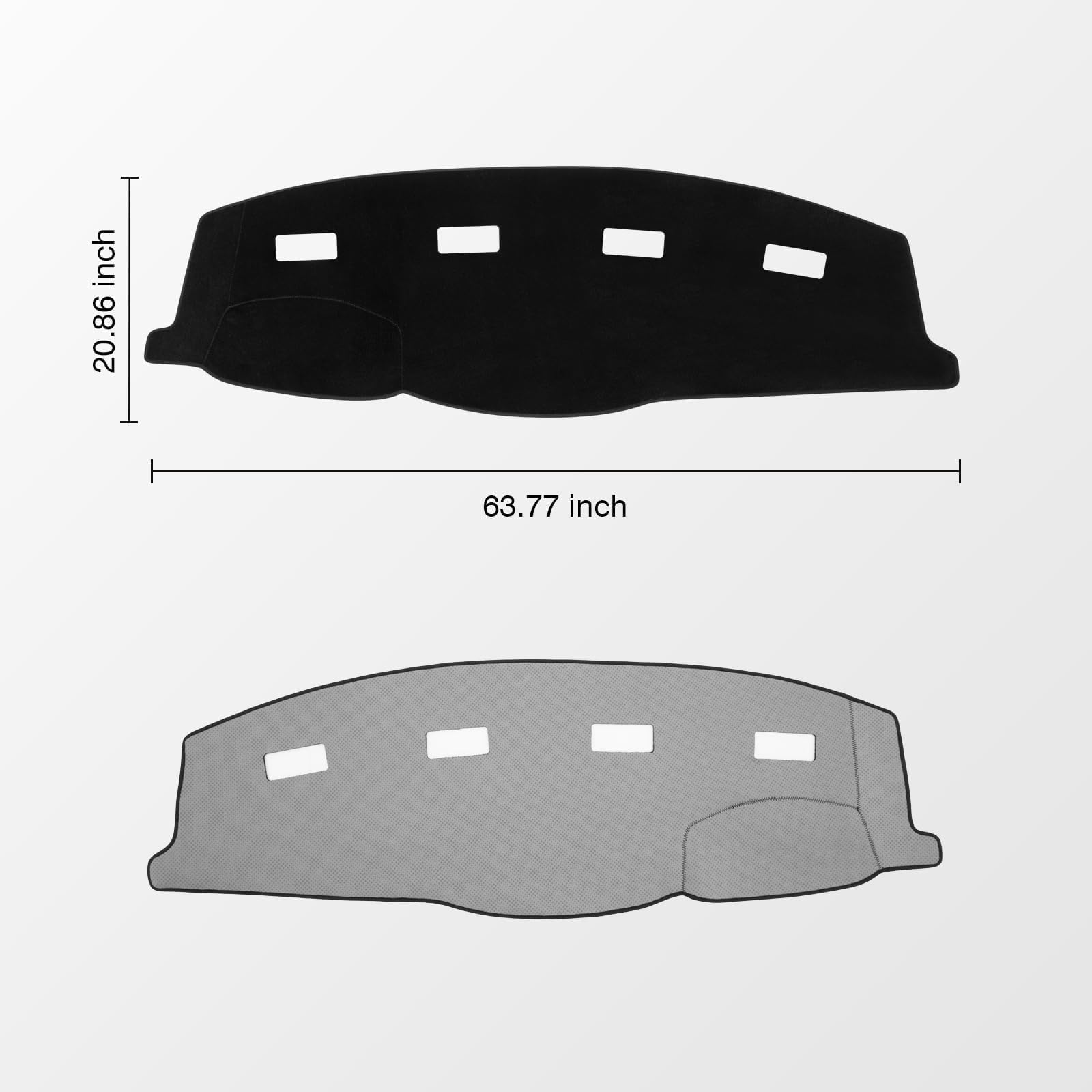 KUST dash cover for Ram 2009-2010 reduces glare and sun damage