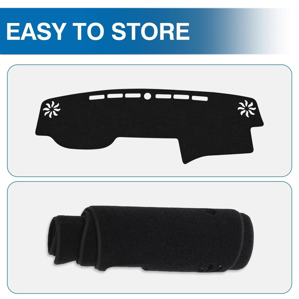 KUST dash cover rollable for compact storage