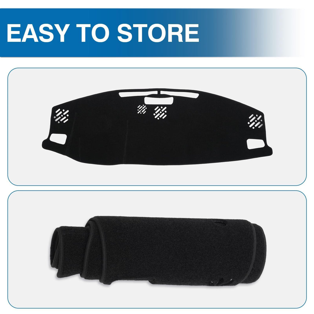 Durable polyester dashboard cover by KUST for Jeep Grand Cherokee 4XE.