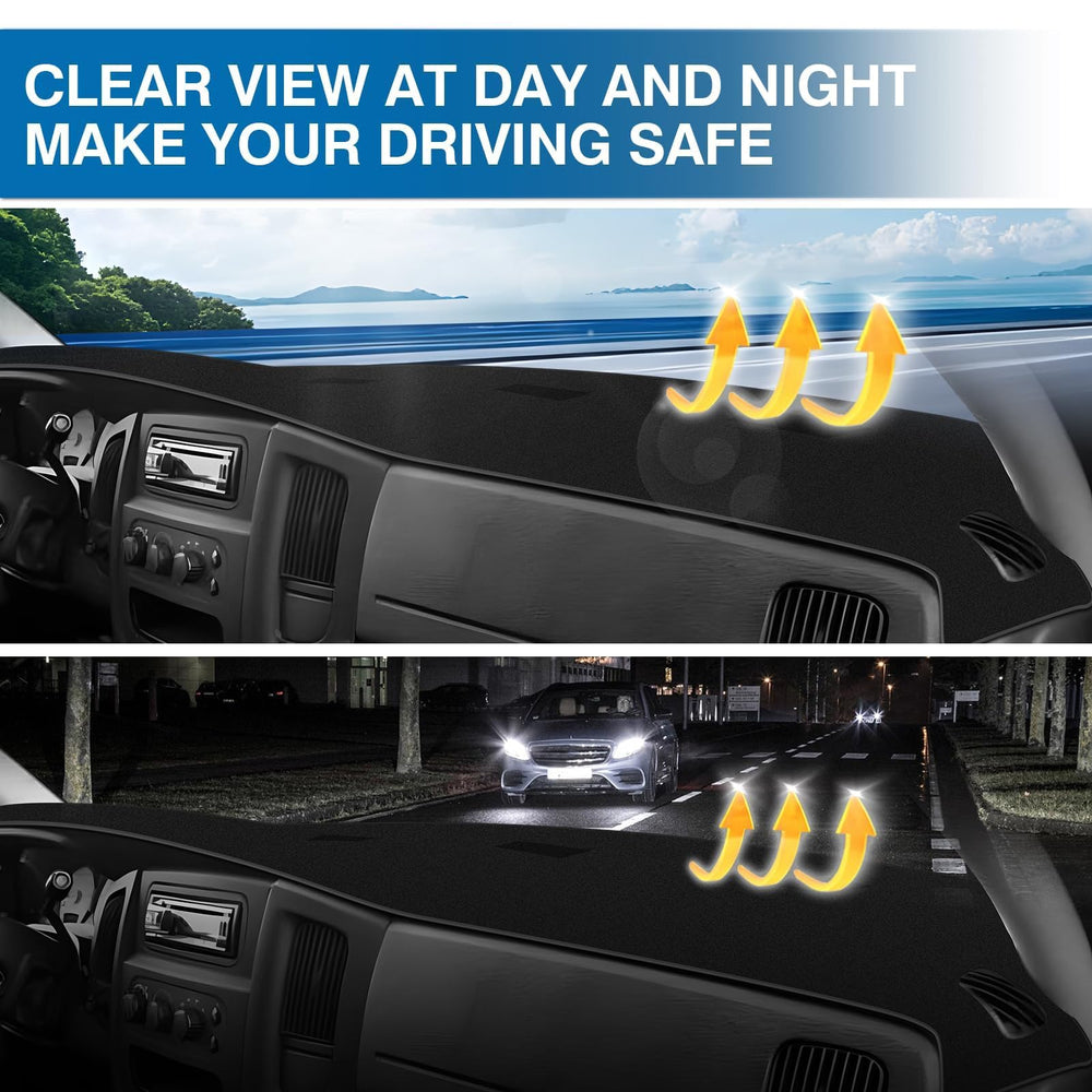 KUST foldable dash cover stored neatly in a vehicle compartment