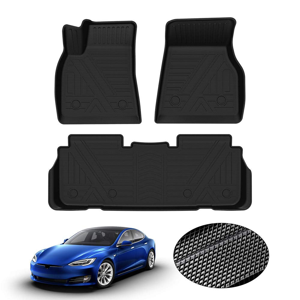 KUST Model S floor mats with custom-fit design for precise coverage and spill protection