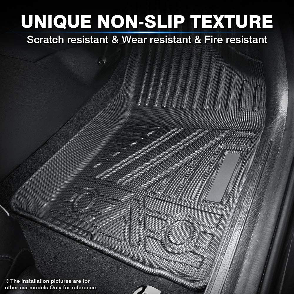KUST Model S floor mats are easy to clean and quick to install