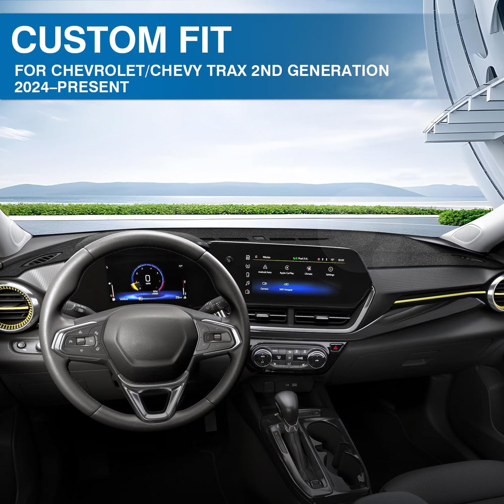 KUST Trax dash mat provides UV protection and glare reduction.