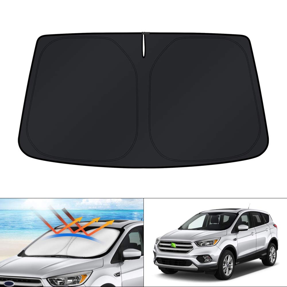 KUST windshield shade on Ford Escape for full coverage and UV protection