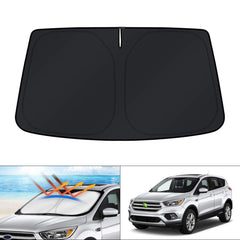 KUST windshield shade on Ford Escape for full coverage and UV protection