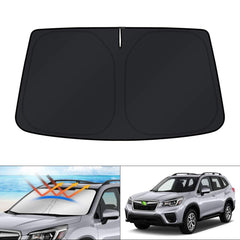 KUST windshield shade for Forester offers full coverage and no gaps.