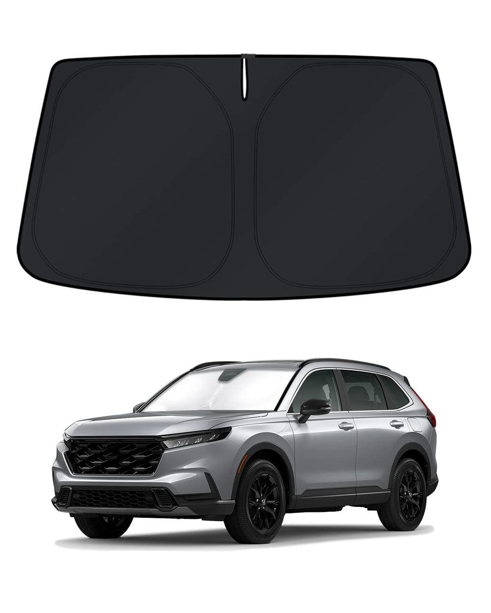 KUST Windshield Shade for Honda CR-V fits perfectly, reducing interior heat.