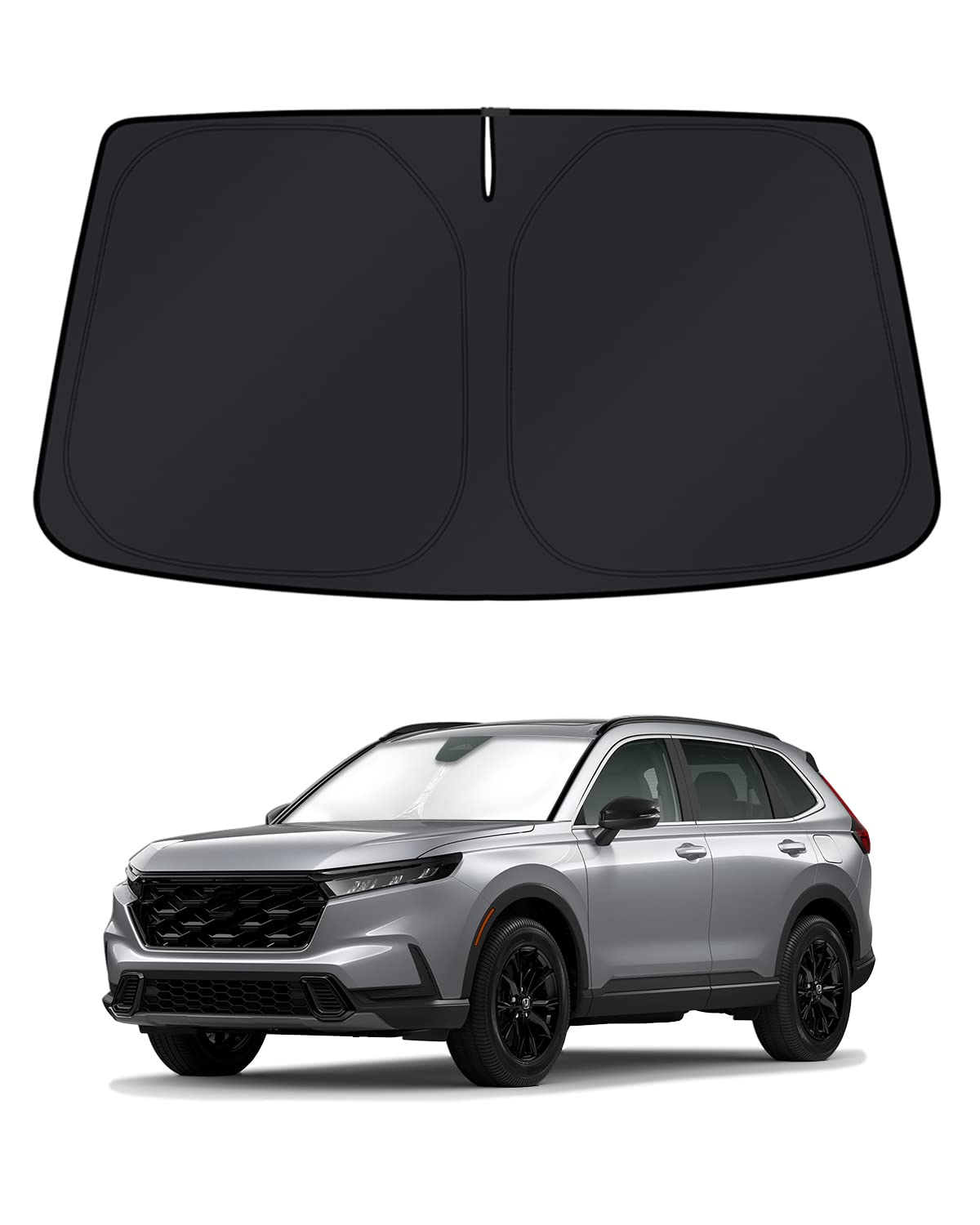 KUST Windshield Shade for Honda CR-V fits perfectly, reducing interior heat.