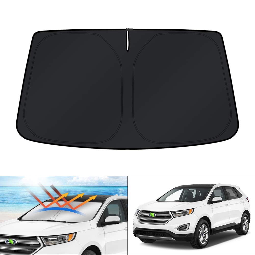 KUST Windshield Sun Shade for Ford Edge — full-coverage protection from UV rays.